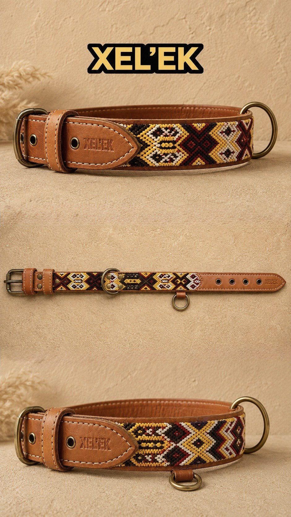 Collar Kakaw tres vistas